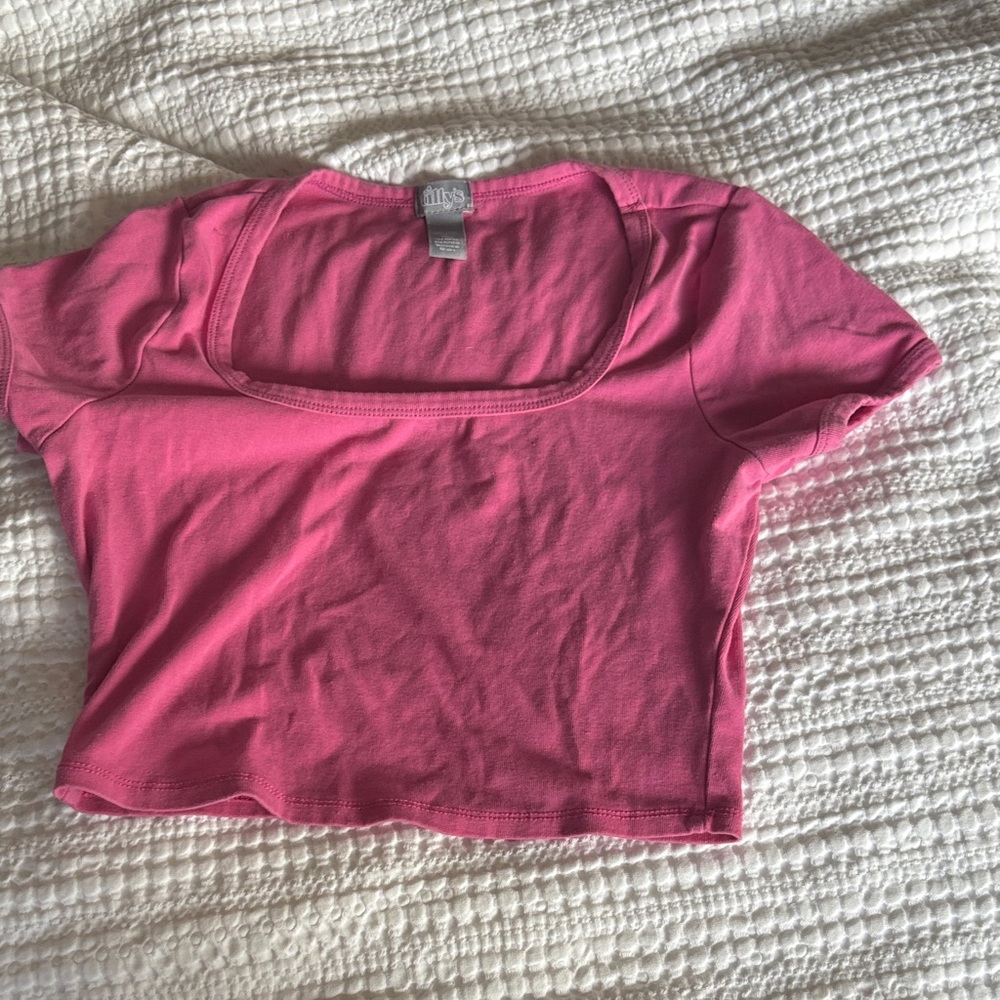 Tilly's Pink Crop Top